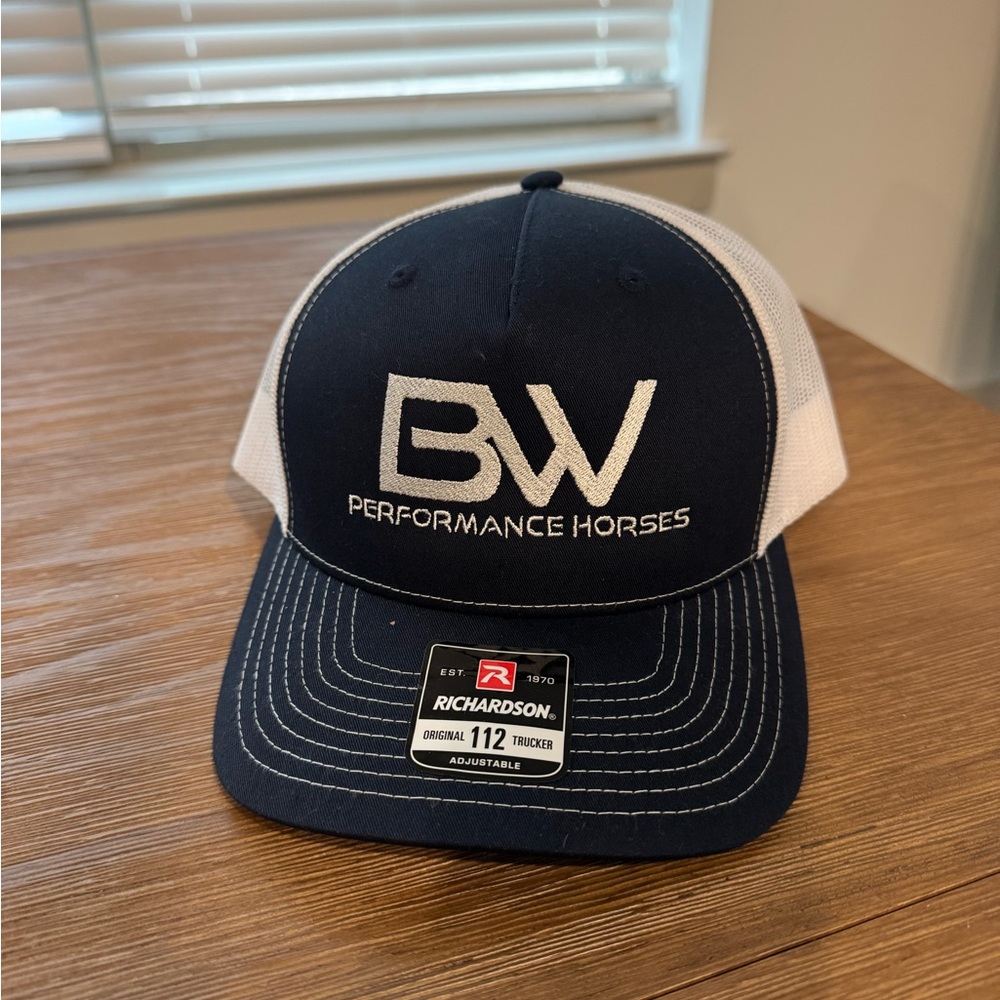 Navy & White Trucker Hat
